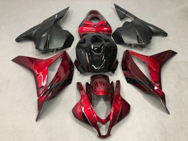 Rojo Intenso Con Negro 09-12 CBR600RR Carenados Moto Rojo Intenso Con Negro 09-12 CBR600RR Carenados Moto