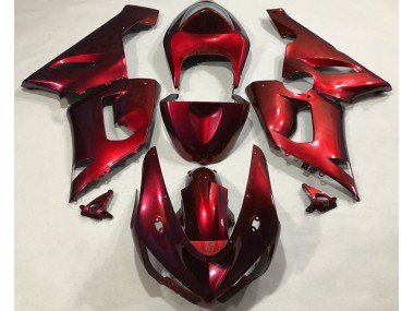 Rojo Metálico 05-06 ZX6R Carenados Moto