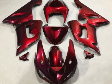 Rojo Metálico 05-06 ZX6R Carenados Moto