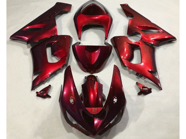 Rojo Metálico 05-06 ZX6R Carenados Moto Rojo Metálico 05-06 ZX6R Carenados Moto
