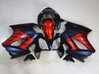 Rojo & Negro 02-12 VFR800 Carenados Moto