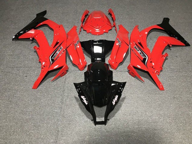 Rojo & Negro 11-15 ZX10R Carenados Moto Rojo & Negro 11-15 ZX10R Carenados Moto
