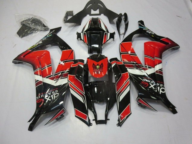 Rojo Negro Especial 11-15 ZX10R Carenados Moto Rojo Negro Especial 11-15 ZX10R Carenados Moto