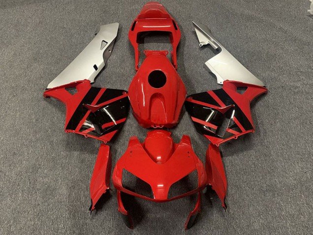 Rojo Negro & Plata 03-04 CBR600RR Carenados Moto Rojo Negro & Plata 03-04 CBR600RR Carenados Moto