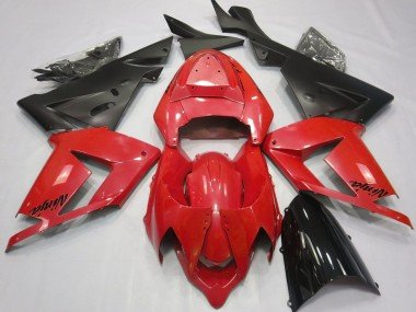 Rojo Perla & Negro 04-05 ZX10R Carenados Moto