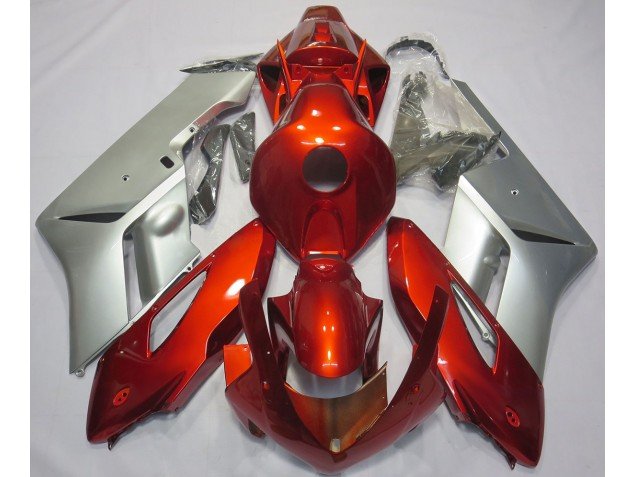 Rojo Plata 04-05 CBR1000RR Carenados Moto Rojo Plata 04-05 CBR1000RR Carenados Moto
