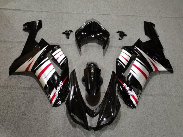 Rojo Plata & Negro 07-08 ZX6R Carenados Moto Rojo Plata & Negro 07-08 ZX6R Carenados Moto