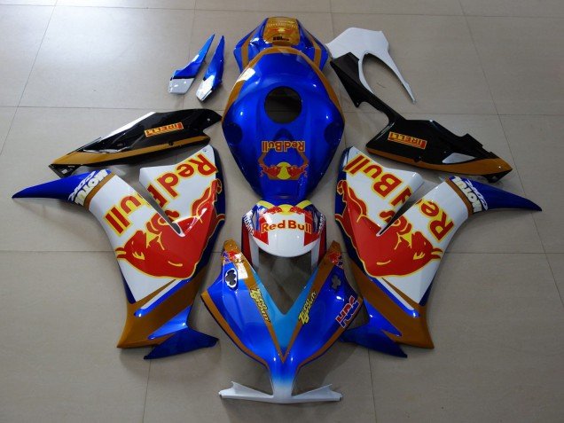 Rojo Toro Azul & Dorado 12-16 CBR1000RR Carenados Moto Rojo Toro Azul & Dorado 12-16 CBR1000RR Carenados Moto