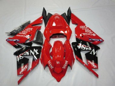 Rojo West 04-05 ZX10R Carenados Moto