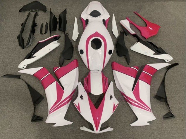 Rosa Brillante & Blanco 12-16 CBR1000RR Carenados Moto Rosa Brillante & Blanco 12-16 CBR1000RR Carenados Moto
