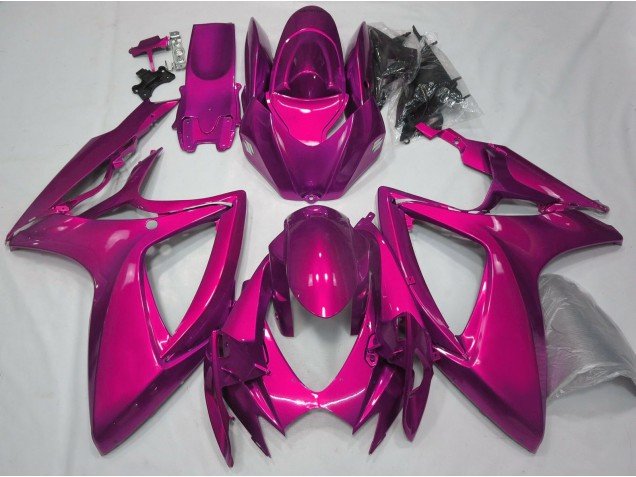 Rosa Brillante Liso 06-07 GSXR 600-750 Carenados Moto Rosa Brillante Liso 06-07 GSXR 600-750 Carenados Moto