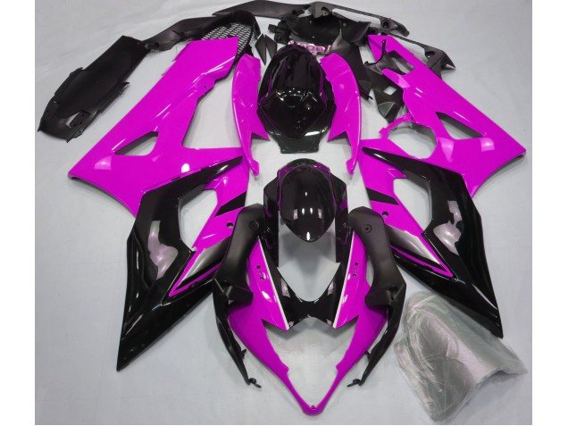 Rosa Brillante & Negro 05-06 GSXR 1000 Carenados Moto Rosa Brillante & Negro 05-06 GSXR 1000 Carenados Moto