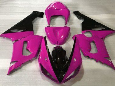 Rosa Brillante & Negro 05-06 ZX6R Carenados Moto