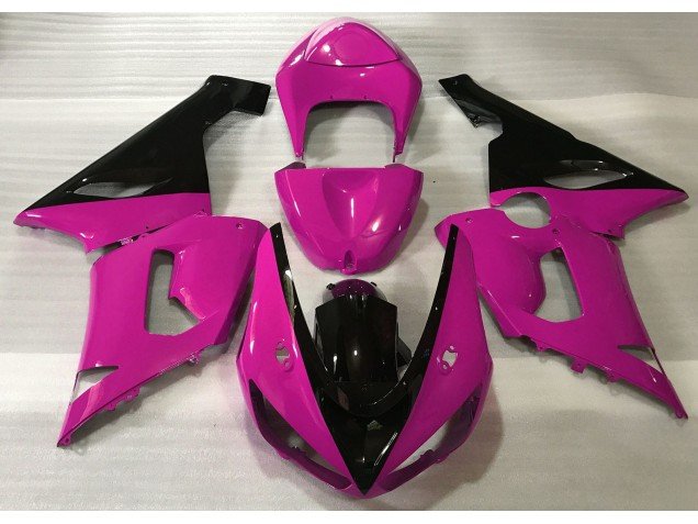 Rosa Brillante & Negro 05-06 ZX6R Carenados Moto