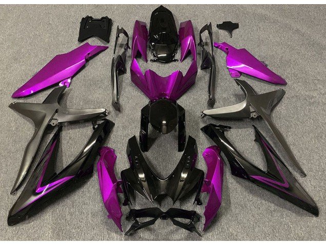 Rosa Brillante & Verde R 08-10 GSXR 600-750 Carenados Moto Rosa Brillante & Verde R 08-10 GSXR 600-750 Carenados Moto