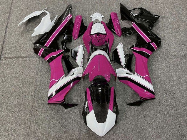 Rosa Brillo Blanco & Negro 17-23 CBR1000RR Carenados Moto Rosa Brillo Blanco & Negro 17-23 CBR1000RR Carenados Moto