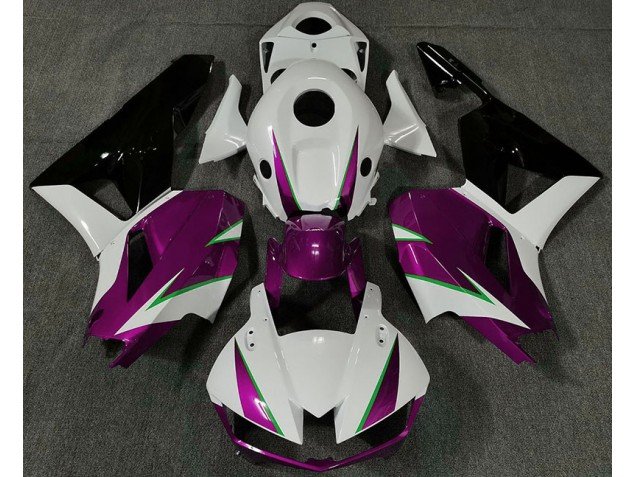 Rosa Brillo Blanco & Verde 13-23 CBR600RR Carenados Moto Rosa Brillo Blanco & Verde 13-23 CBR600RR Carenados Moto