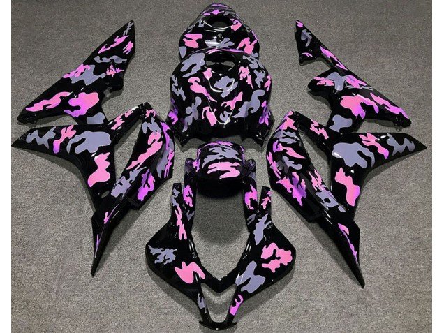 Rosa & Gris Camuflaje 07-08 CBR600RR Carenados Moto Rosa & Gris Camuflaje 07-08 CBR600RR Carenados Moto