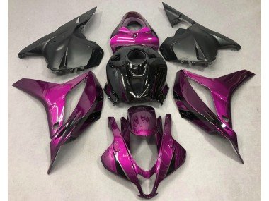 Rosa Intenso Con Negro 09-12 CBR600RR Carenados Moto