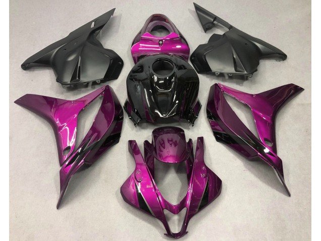 Rosa Intenso Con Negro 09-12 CBR600RR Carenados Moto Rosa Intenso Con Negro 09-12 CBR600RR Carenados Moto