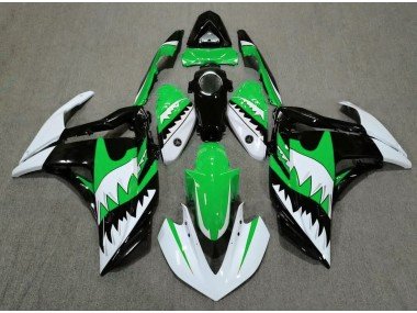 Tiburón Blanco & Verde 15-18 R3 Carenados Moto