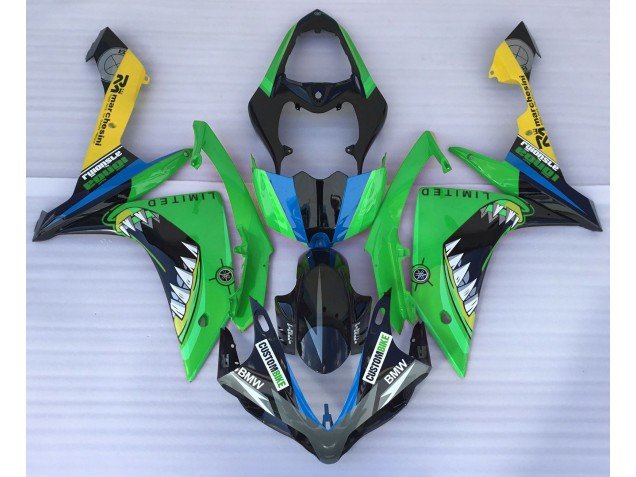 Tiburón Verde 07-08 R1 Carenados Moto Tiburón Verde 07-08 R1 Carenados Moto