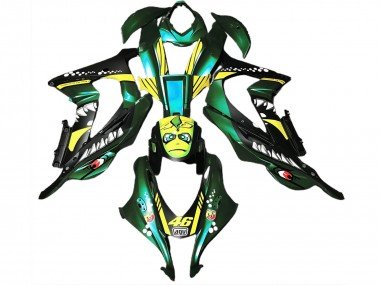 Tiburón Verde Bosque 16-19 ZX10R Carenados Moto