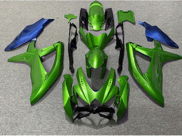 Verde & Azul 08-10 GSXR 600-750 Carenados Moto Verde & Azul 08-10 GSXR 600-750 Carenados Moto