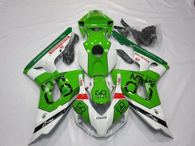 Verde & Blanco 06-07 CBR1000RR Carenados Moto Verde & Blanco 06-07 CBR1000RR Carenados Moto