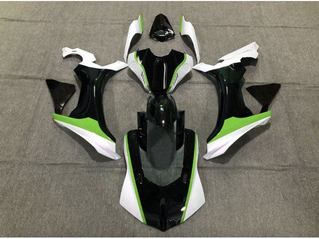 Verde Blanco & Negro 15-19 R1 Carenados Moto Verde Blanco & Negro 15-19 R1 Carenados Moto