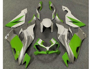 Verde Blanco & Plata 19-23 ZX6R Carenados Moto