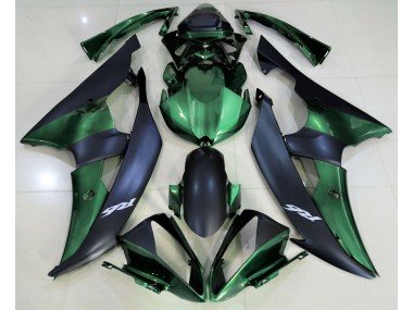 Verde Bosque & Negro Mate 08-16 R6 Carenados Moto