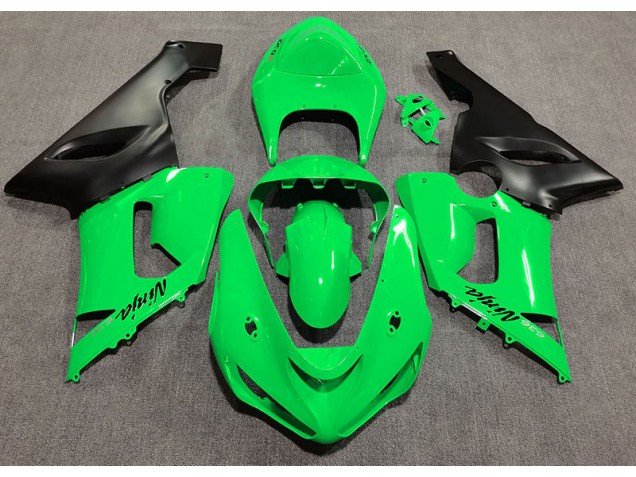 Verde Brillante 05-06 ZX6R Carenados Moto