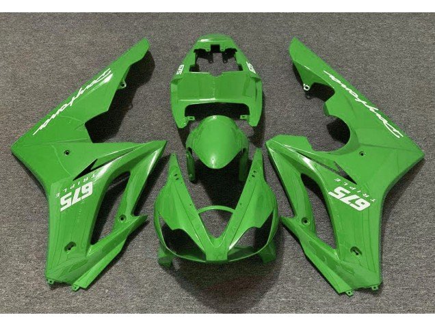Verde Brillante 06-08 Daytona 675 Carenados Moto