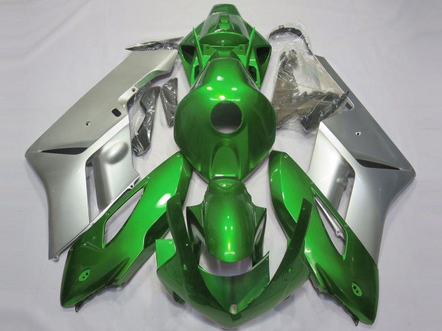 Verde Brillante & Plata 04-05 CBR1000RR Carenados Moto Verde Brillante & Plata 04-05 CBR1000RR Carenados Moto
