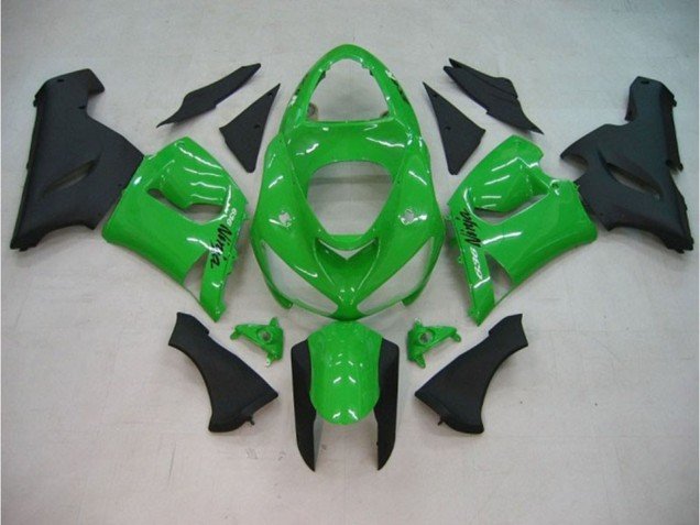Verde Brillo Mate 05-06 ZX6R Carenados Moto Verde Brillo Mate 05-06 ZX6R Carenados Moto