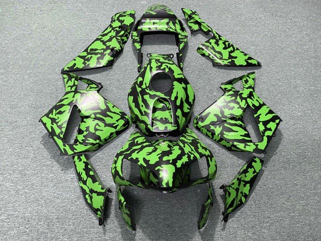 Verde Camuflaje 03-04 CBR600RR Carenados Moto Verde Camuflaje 03-04 CBR600RR Carenados Moto