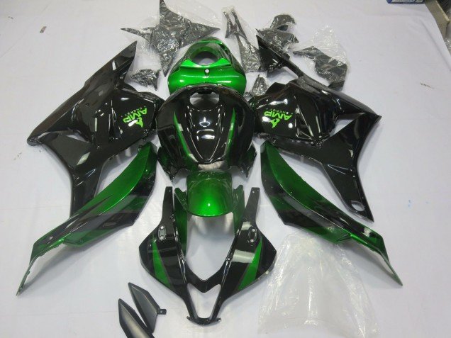 Verde Especial Negro Brillo 09-12 CBR600RR Carenados Moto Verde Especial Negro Brillo 09-12 CBR600RR Carenados Moto