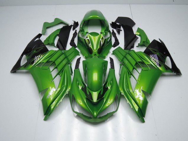 Verde Llama 12-21 ZX14R Carenados Moto Verde Llama 12-21 ZX14R Carenados Moto