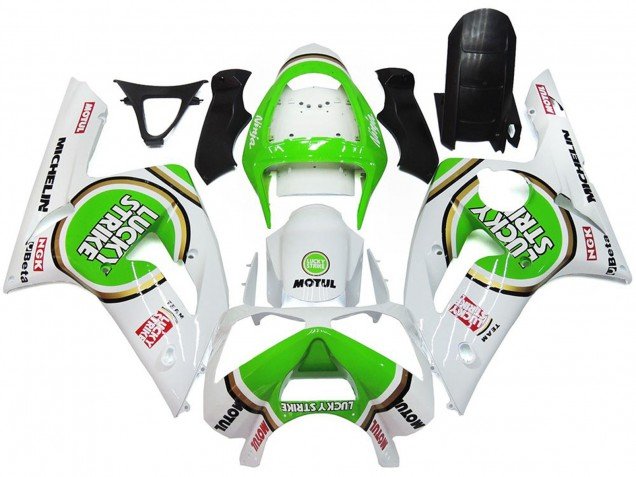 Verde Lucky Strike Brillo 03-04 ZX6R Carenados Moto