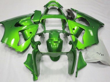 Verde Metalizado 00-02 ZX6R Carenados Moto