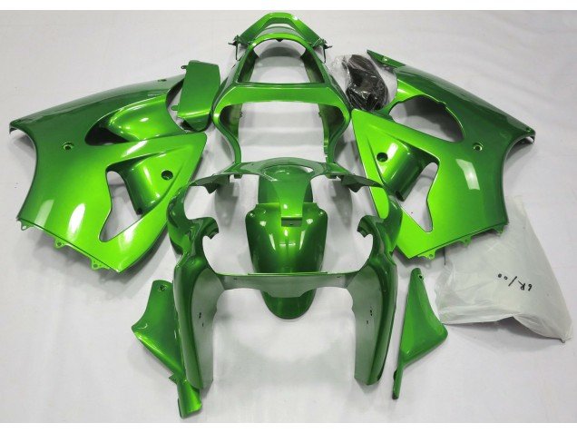 Verde Metalizado 00-02 ZX6R Carenados Moto