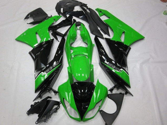 Verde Negro 09-12 ZX6R Carenados Moto Verde Negro 09-12 ZX6R Carenados Moto