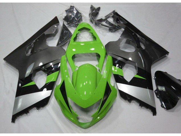 Verde & Plata 04-05 GSXR 600-750 Carenados Moto Verde & Plata 04-05 GSXR 600-750 Carenados Moto